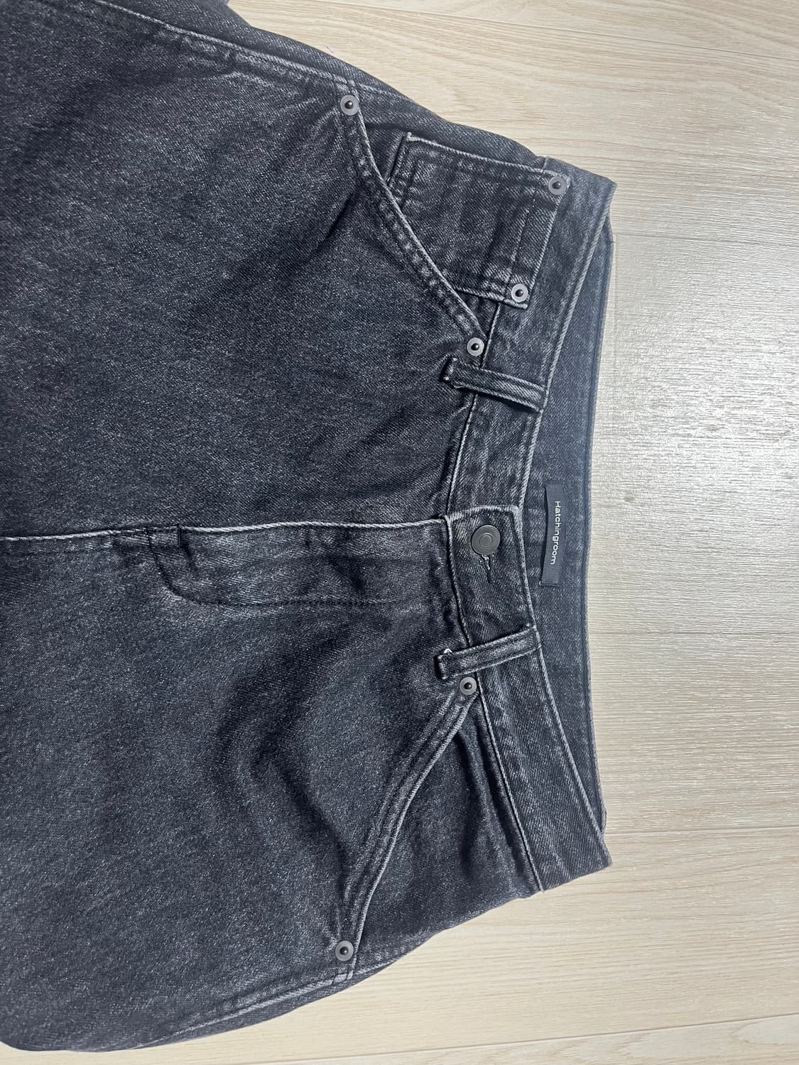 [헤칭룸] Curve Jeans (블랙워싱) _1사이즈 상품이미지4