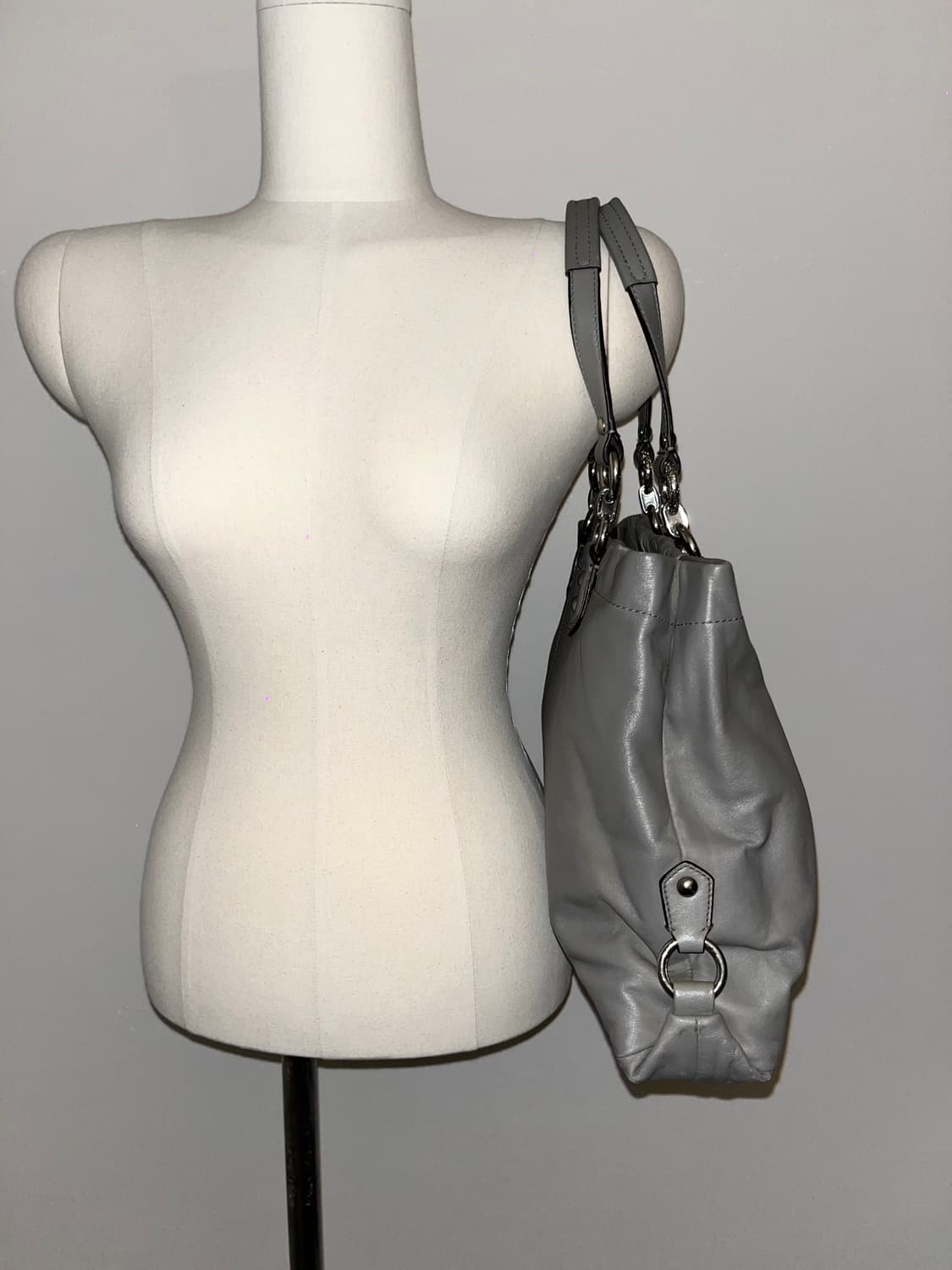 📦90ss Coach Gray shoulder bag 상품이미지5