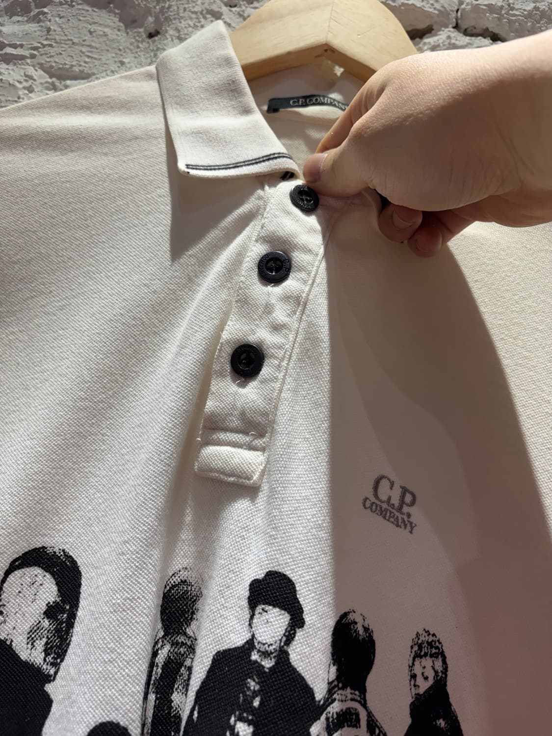 CP 컴퍼니 스몰 로고 커스텀 반팔 카라티셔츠 상품이미지8