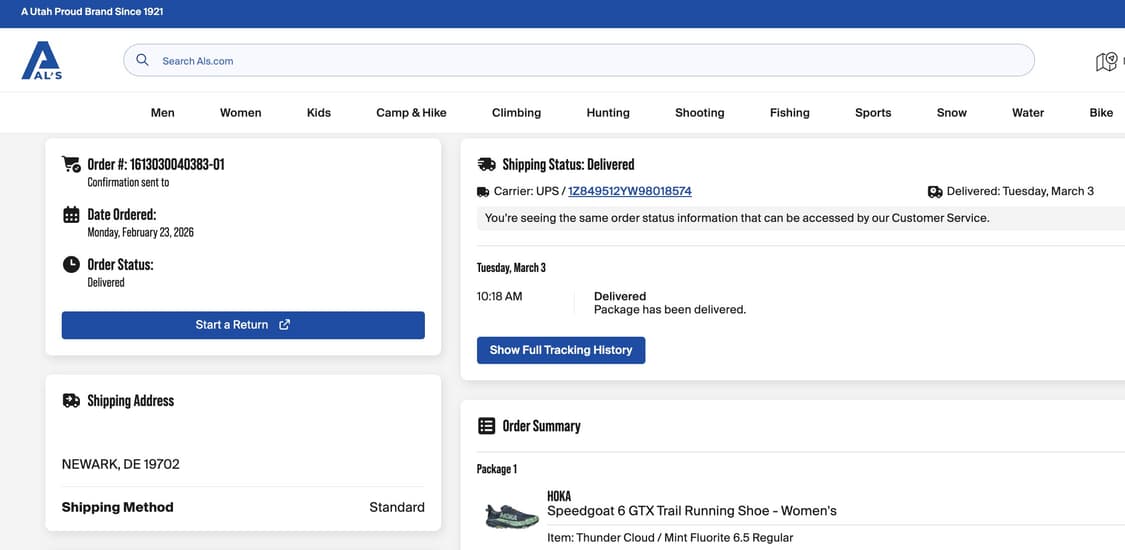 호카 스피드고트 6 GTX 썬더 클라우드 민트 플루오라이트 상품이미지9