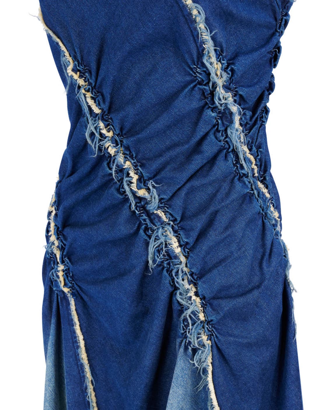 [S] 폰더러 STORM SMOCKED DENIM DRESS S25WDD 상품이미지3