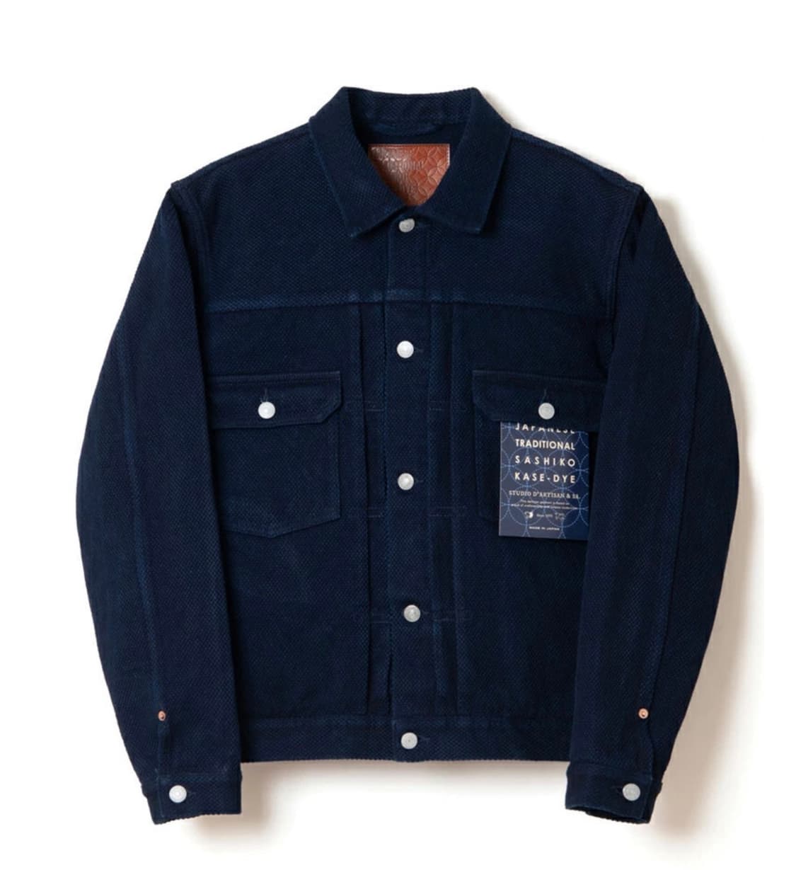 (44)스튜디오 다치산 셀비지 사시코 데님 자켓 상품이미지1