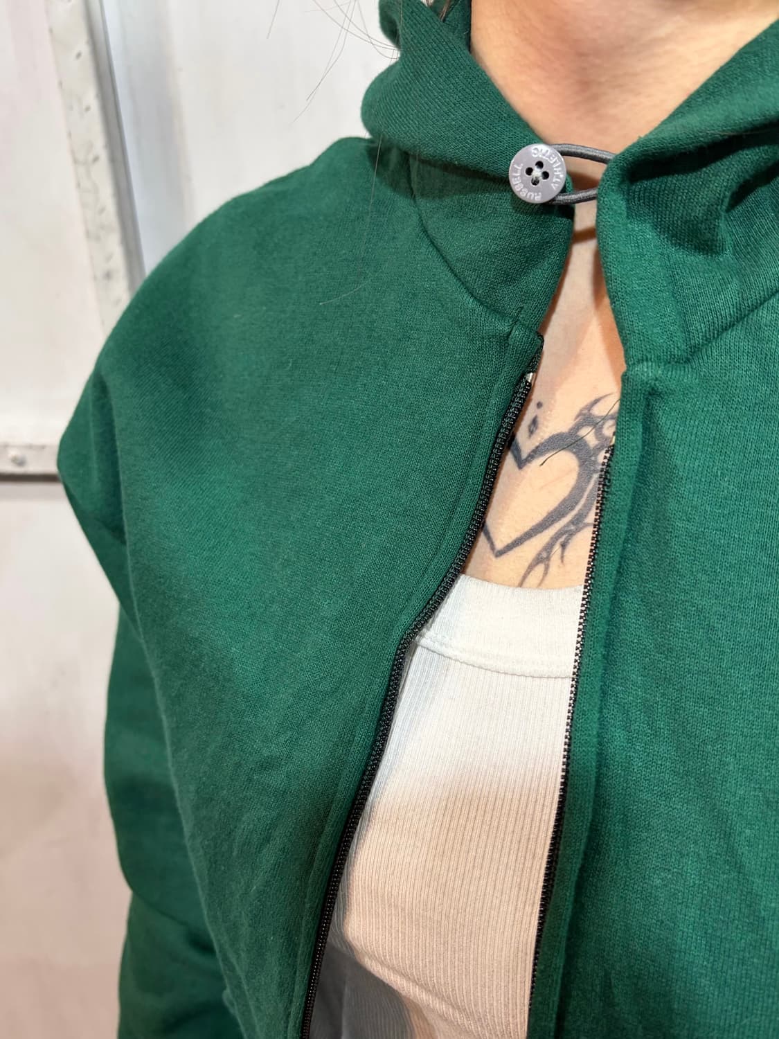 90s RUSSELL U.S.A button hood zip-up 상품이미지2