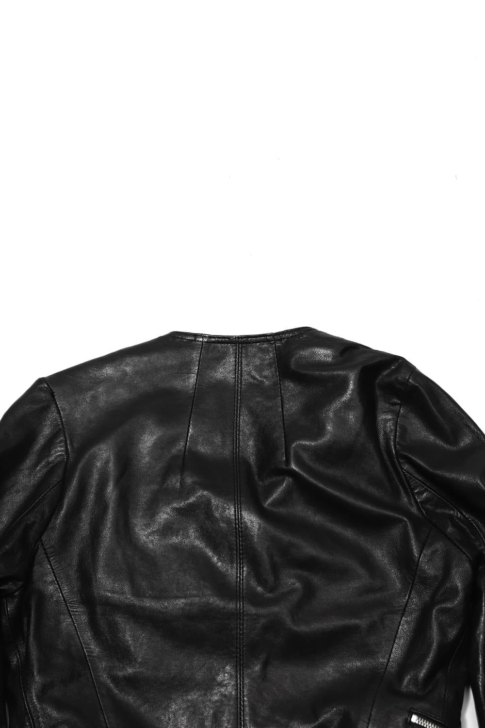 VINTAGE LATHER 유니크 레이어드 더블 램스킨 레더 재킷 상품이미지8