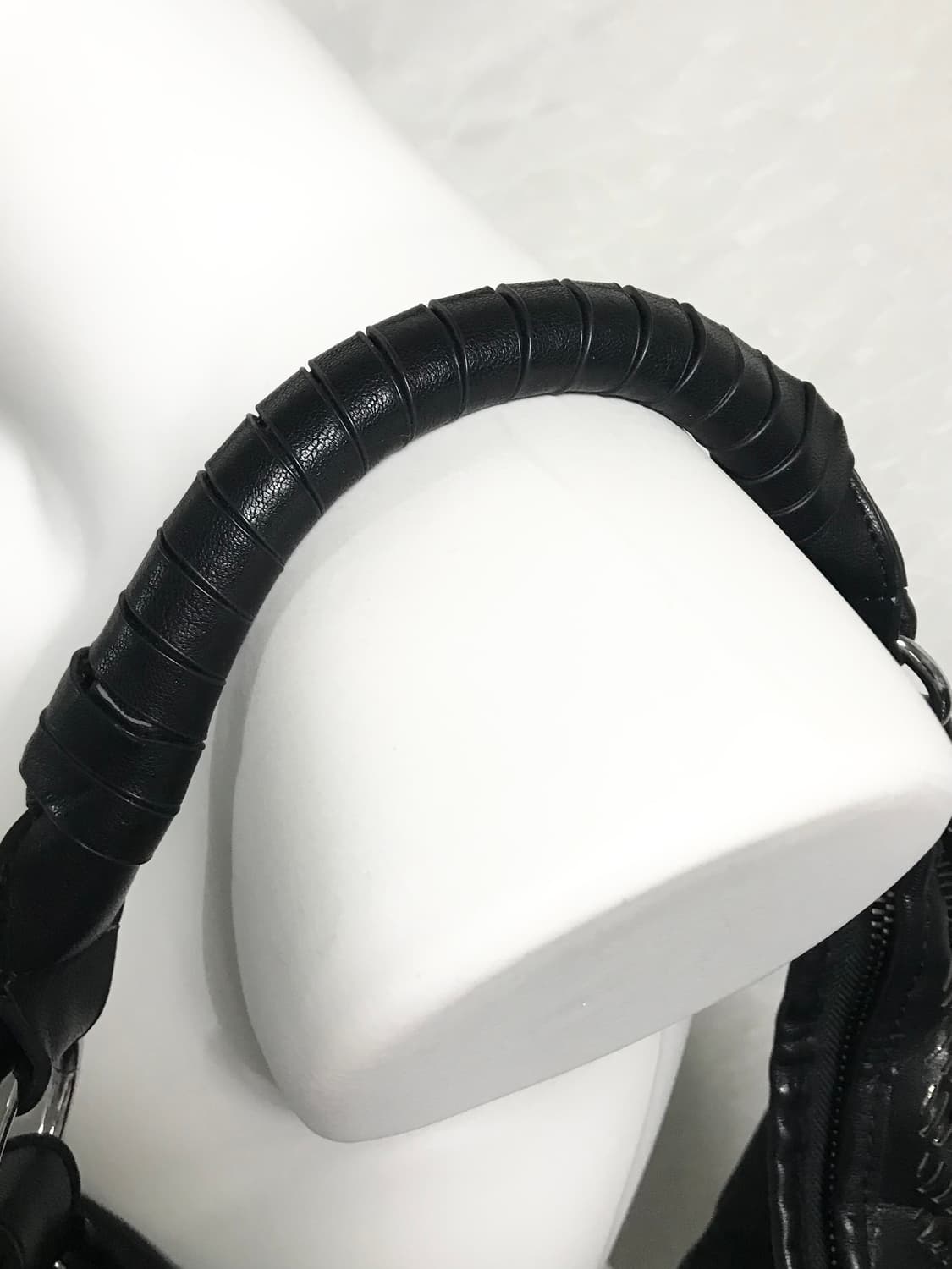 빈티지 vkei 펑크 펀칭 레더 숄더백 가방 상품이미지5