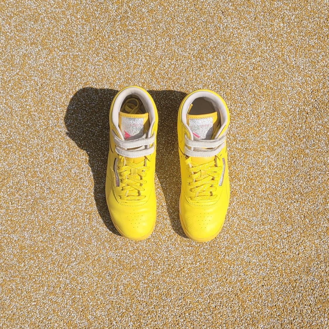 리복 프리스타일 하이 옐로우 240 상품이미지2