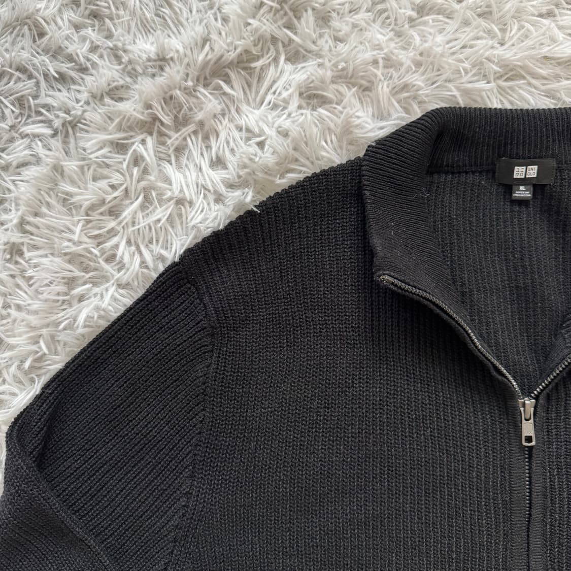 UNIQLO 일본빈티지 니트집업 유니클로 빈티지니트집업 xl 105 상품이미지1