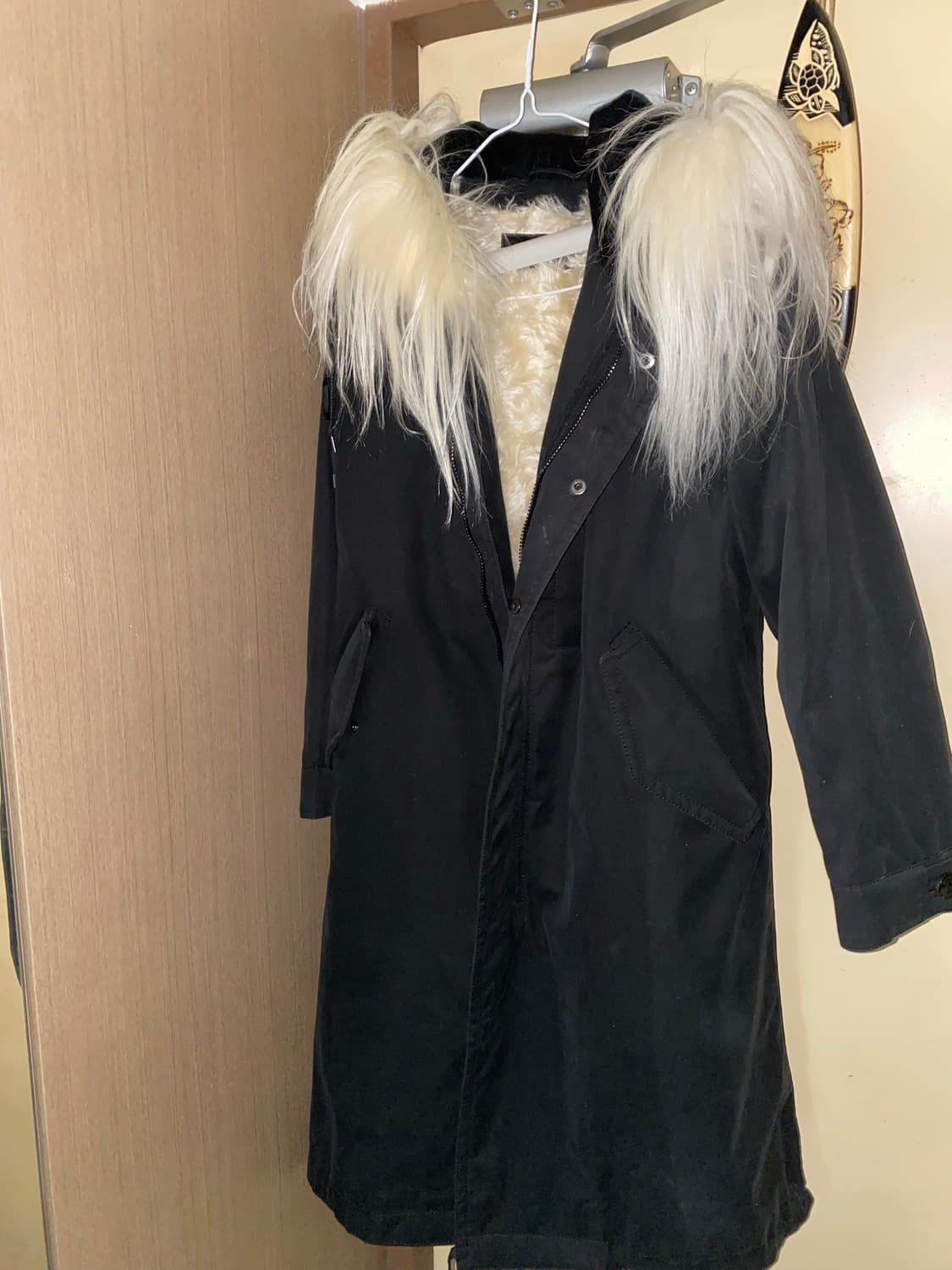 닐바렛 모헤어 야상 판매 상품이미지5