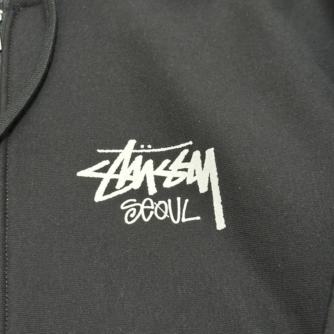 스투시 stussy 서울 seoul 후드집업 블랙 M 상품이미지5