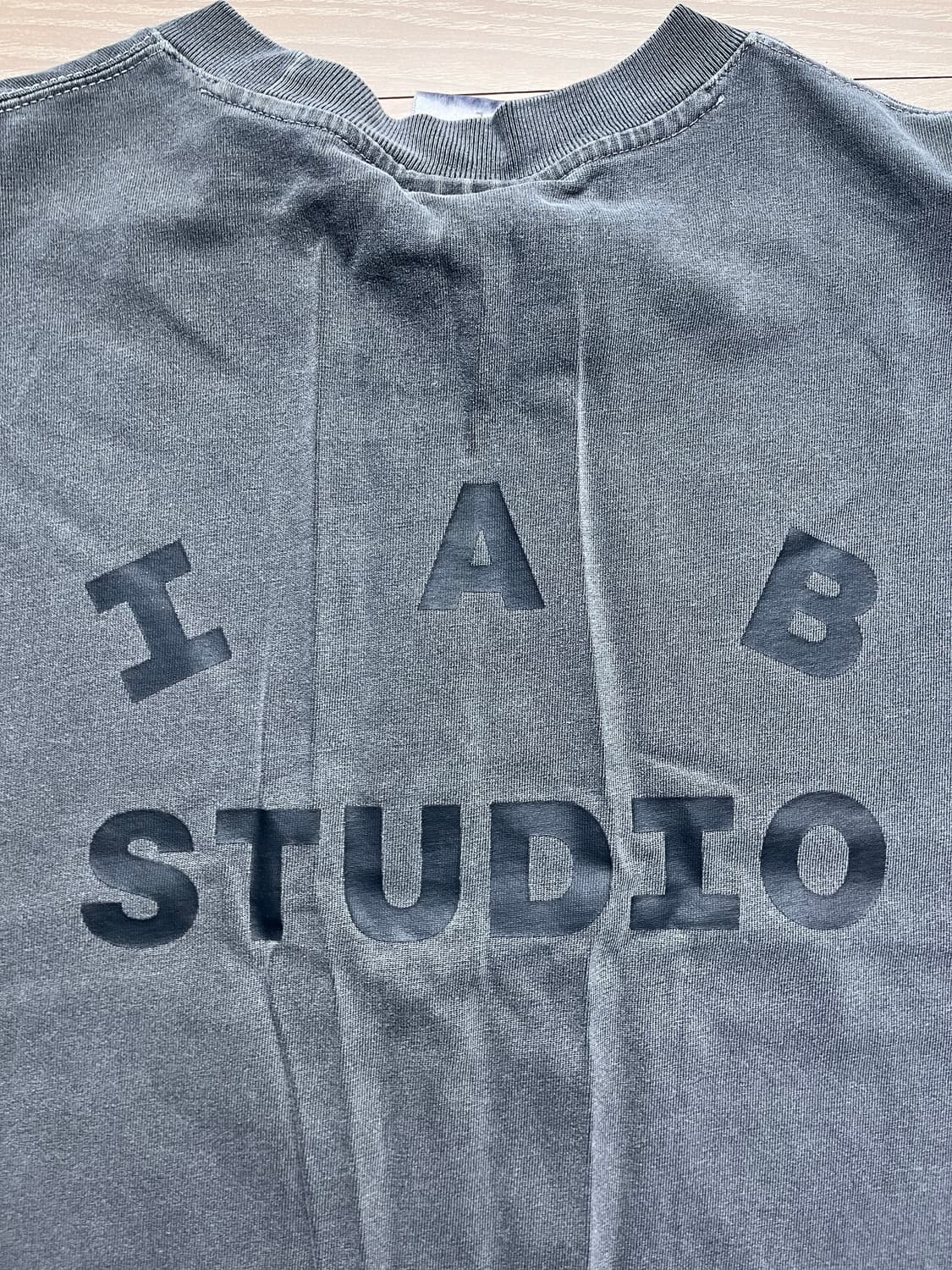 아이앱스튜디오 피그먼트 블랙 반팔 L 상품이미지5