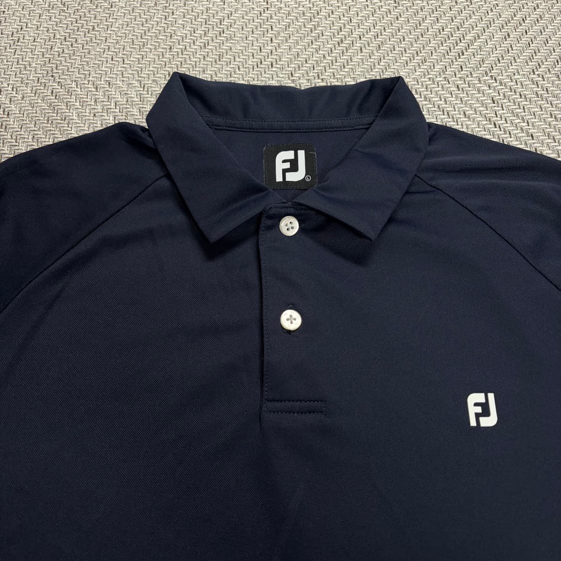 (L)풋조이 네이비 저지 반팔티 상품이미지3