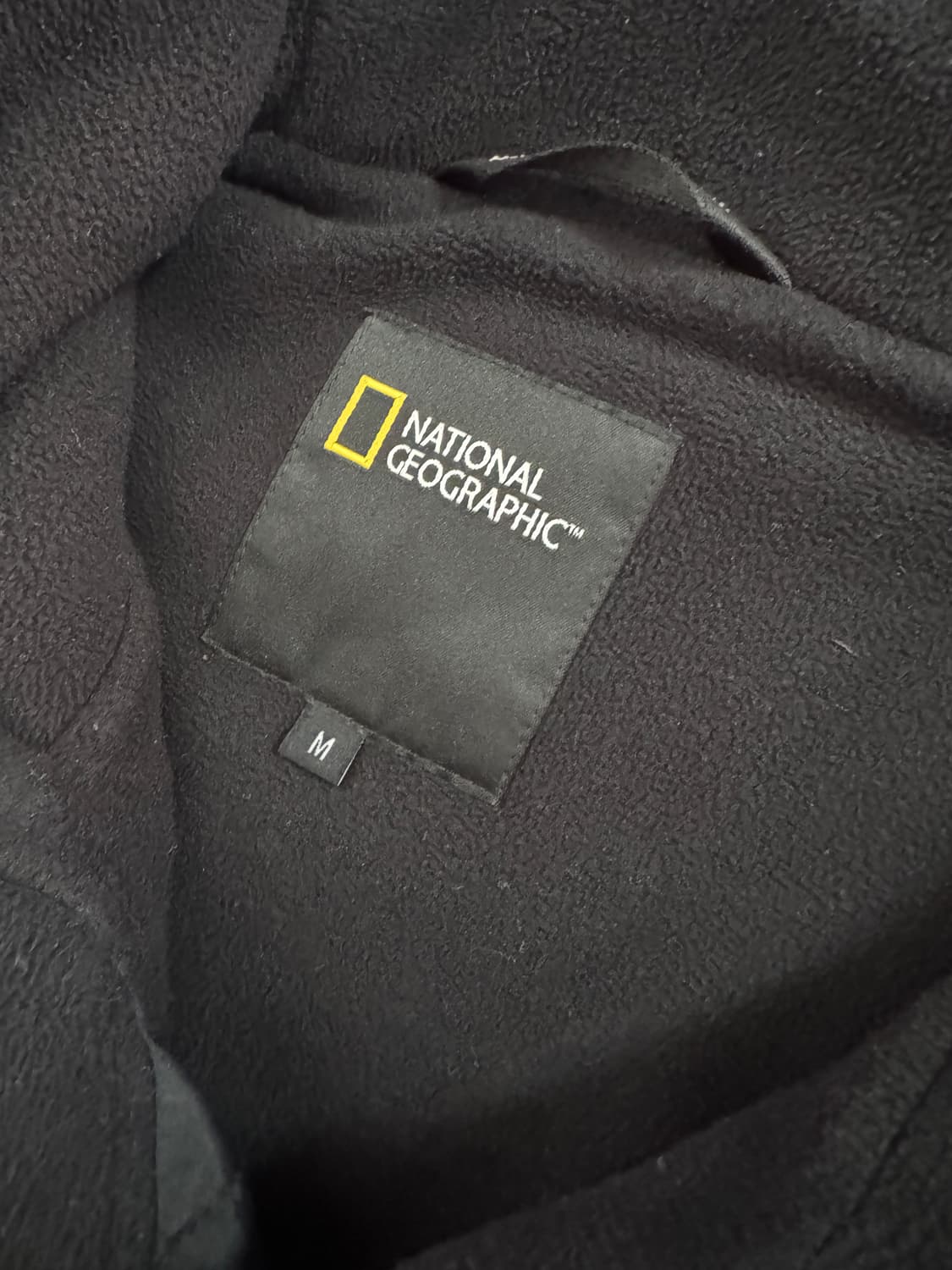 내셔널지오그래픽 와팬 플리스 후드 자켓 M 블랙 상품이미지3