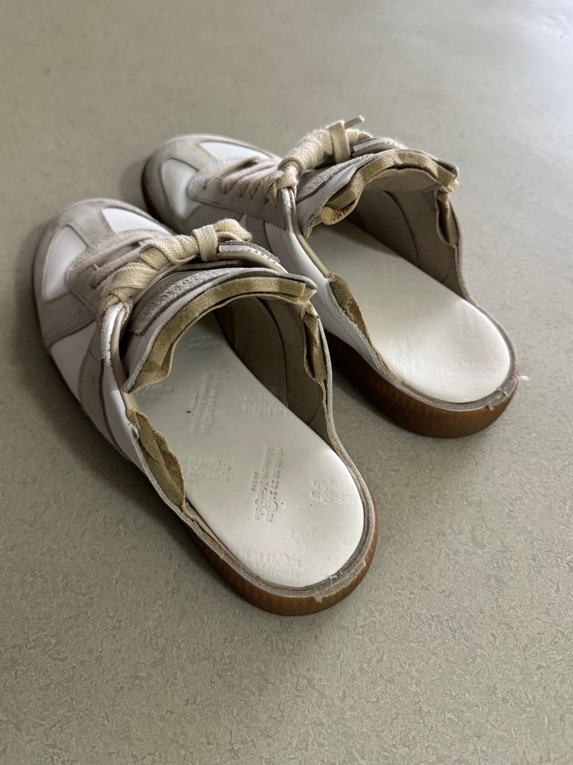 메종 마르지엘라 독일군 레플리카 스니커즈 뮬 (36.5) 상품이미지4