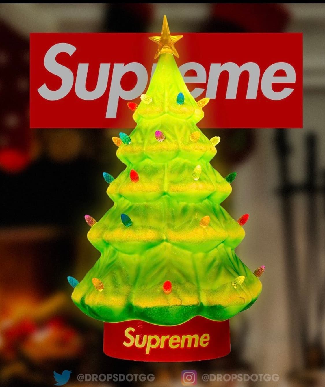 슈프림 홀리데이 크리스마스 트리 15인치 상품이미지1