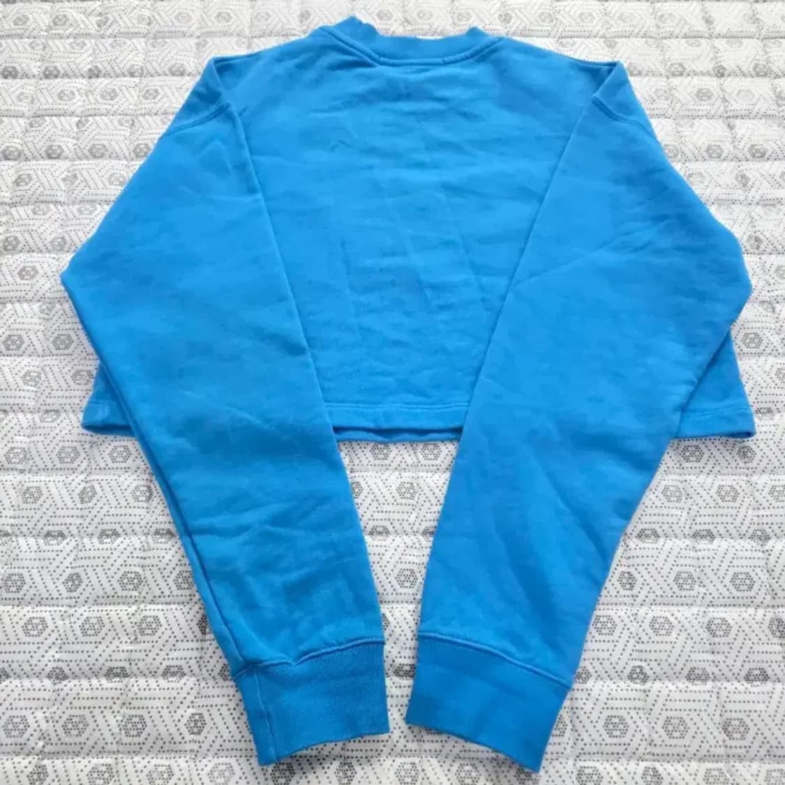 MSGM 여성 크롭 맨투맨 블루 ~55 상품이미지7