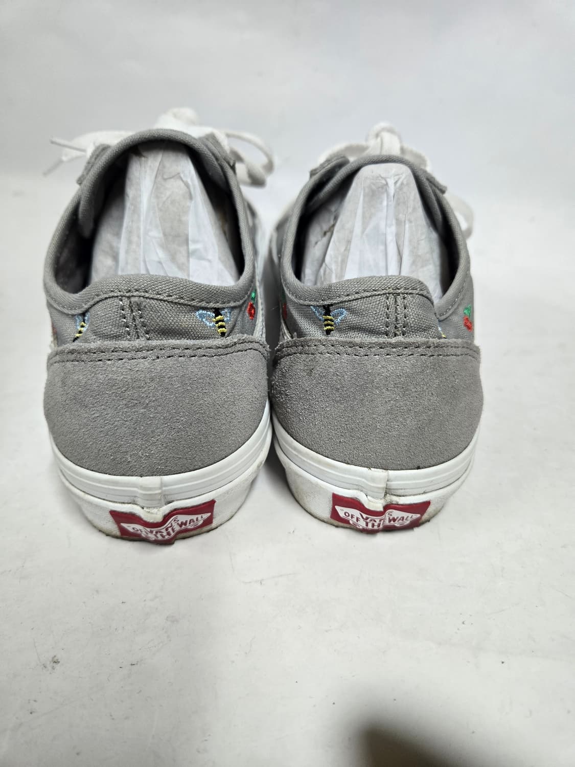 반스 올드스쿨 회색 꽃자수 스니커즈240 상품이미지4