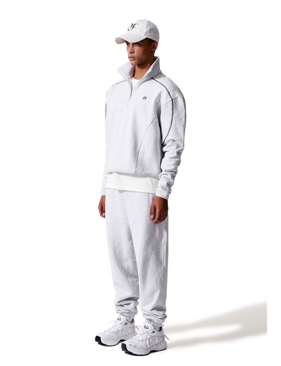 하프집업 크롭 스웻셔츠 상품이미지8