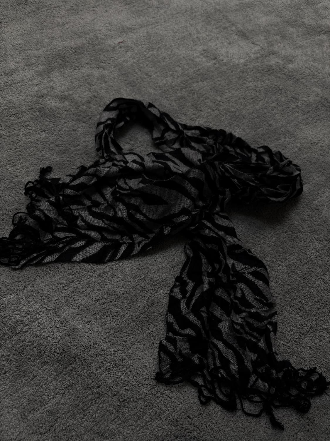 Vintage V-kei,punk leopard muffler 상품이미지3