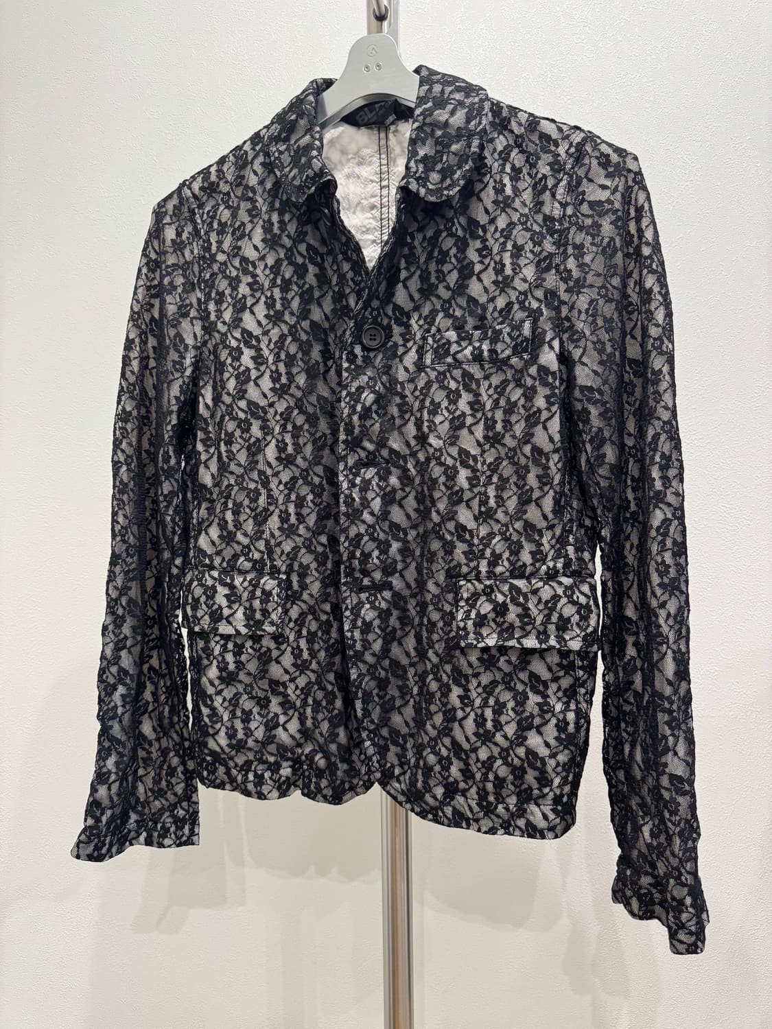 꼼데가르송 블랙 12aw 플로럴 자켓 상품이미지10