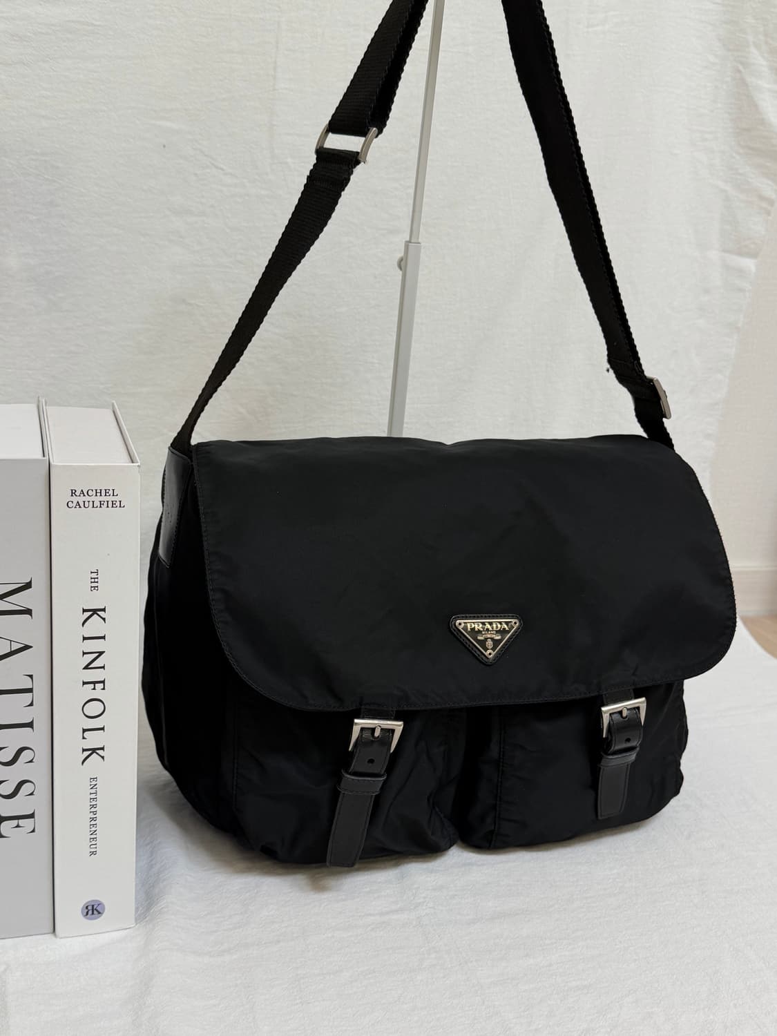 정품 프라다 포코노 나일론 투포켓 메신저백 크로스백 상품이미지2