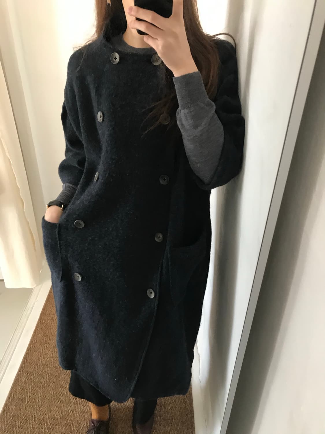 puff wool coat 상품이미지5