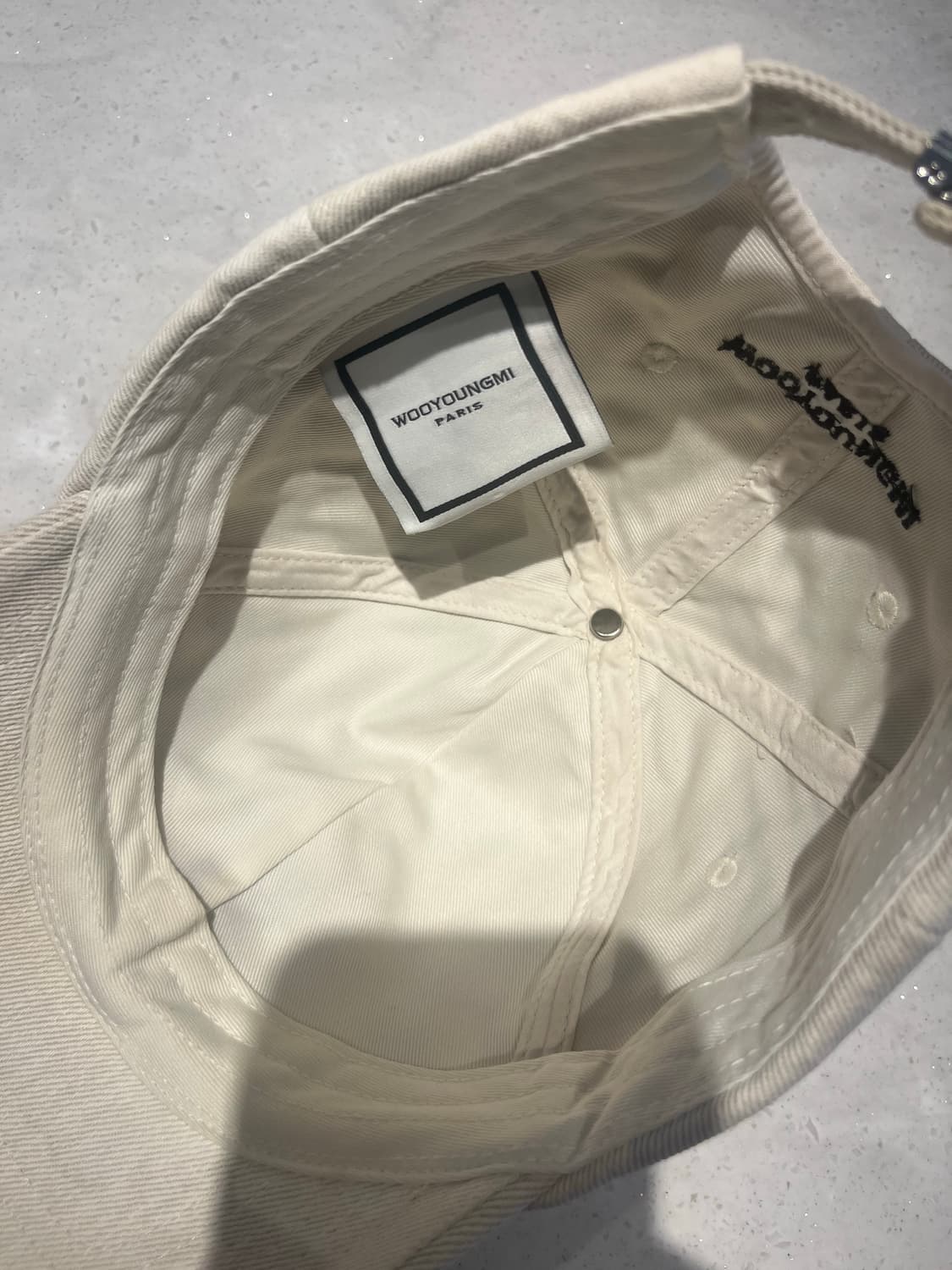 우영미 베이지 볼캡 상품이미지3