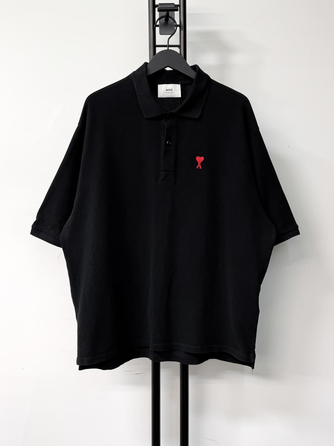 아미 23s/s 스몰 하트 로고 폴로 셔츠 상품이미지1