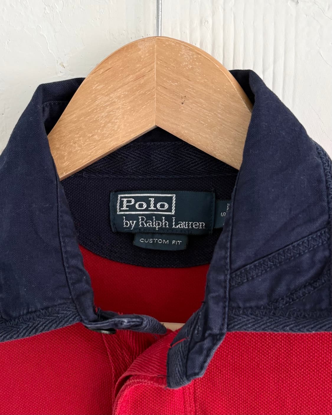 Polo 폴로 랄프로렌 빅포니 사선배색 커스텀핏 패치 PK 카라티셔츠 상품이미지9