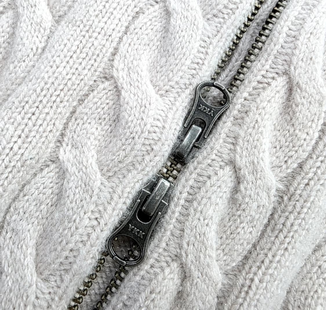 Brunello Cucinelli 캐시미어 꽈배기 집업 니트 95 상품이미지6