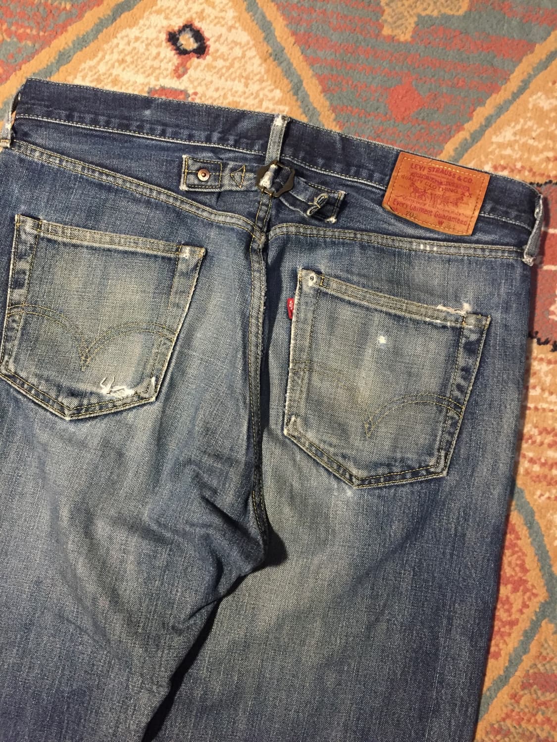 00s 리바이스 702xx 빅E 셀비지 데님 상품이미지5