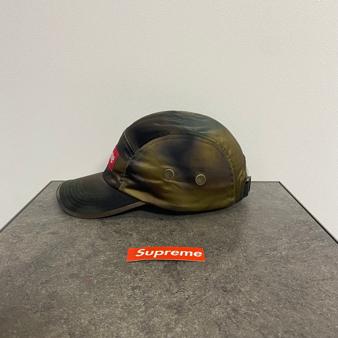 (OS) 슈프림 박스로고 캠프캡 모자 사틴 카모 상품이미지3
