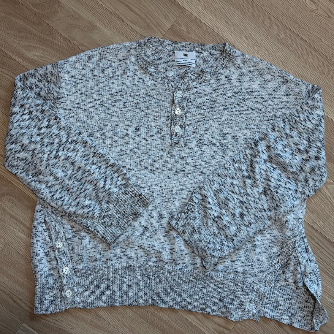 프라게 니트 _에시메틱 헨리넥 니트 - 믹스 상품이미지5