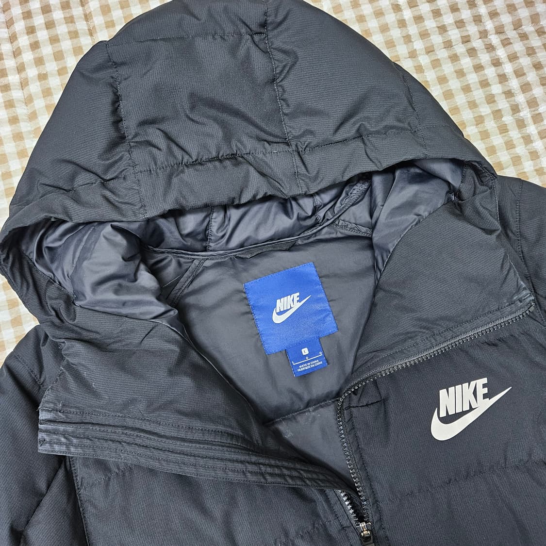 나이키 오리털 경량패딩 후드자켓 남자100 상품이미지2