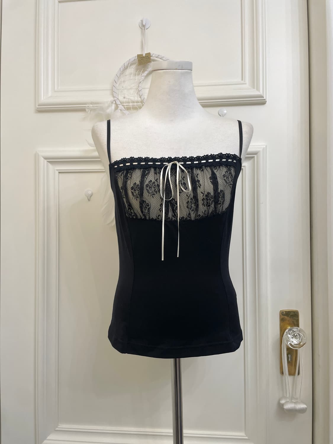 black basic soft cardigan&lace bow fairy 상품이미지8