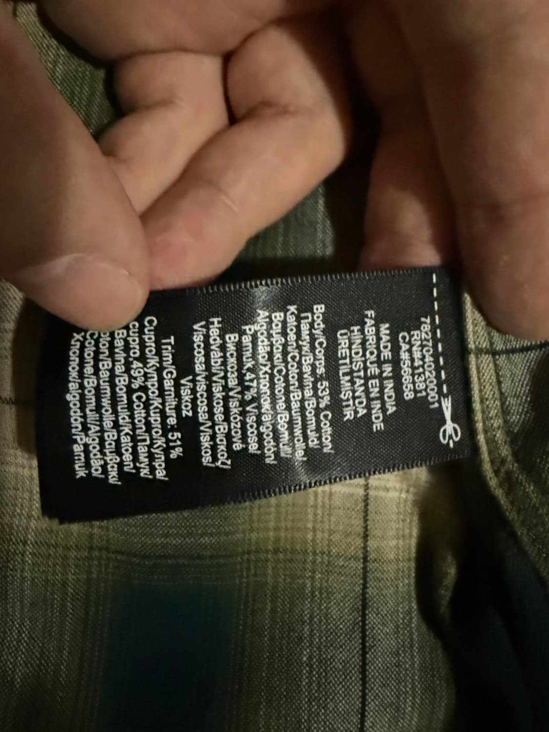 RRL 옴브레 체크 워크셔츠 상품이미지5