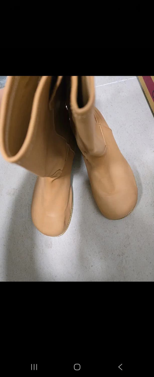 빈티지 미들 부츠 3cm 베이지 [240] 상품이미지3