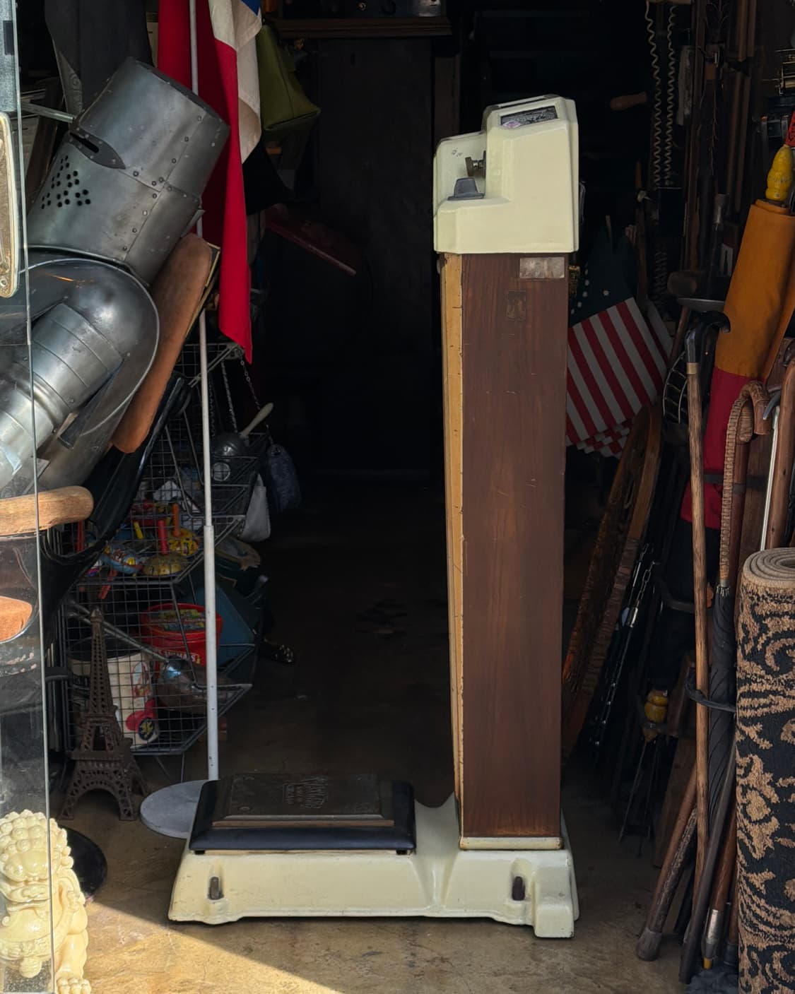 빈티지 소품 1930년 미국 엔틱 몸무게 저울 상품이미지7