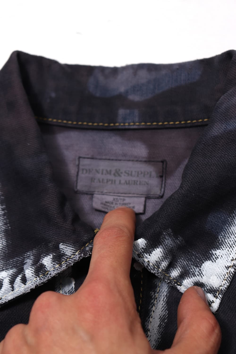  리메이크 성조기 데님 자켓 상품이미지6