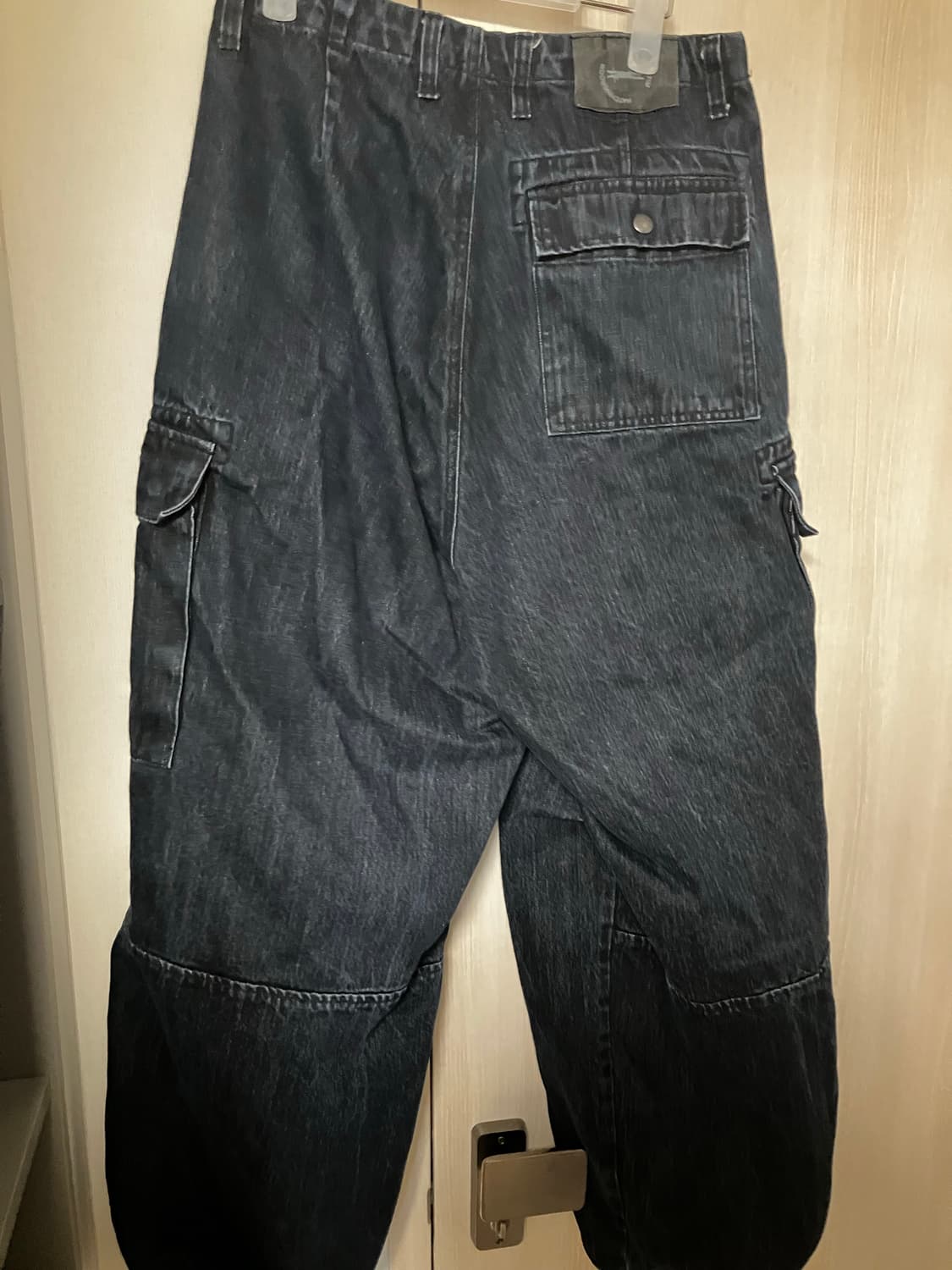 해칭룸 x 르세라핌 콜라보 데님 카고팬츠 상품이미지6