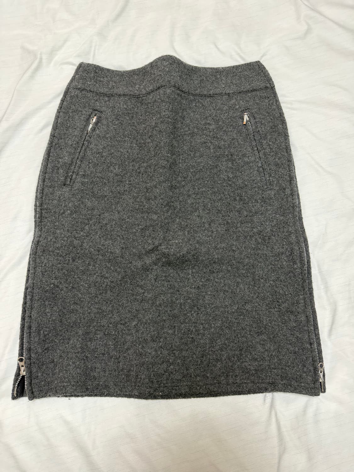 주카 그레이 스커트 상품이미지1