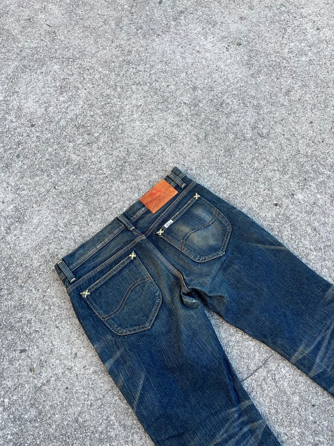 LEE Riders  로우라이즈 진청 데님팬츠  상품이미지6