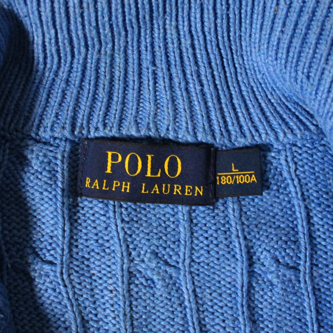 Polo 폴로 랄프로렌 케이블 니트 하프집업 상품이미지4