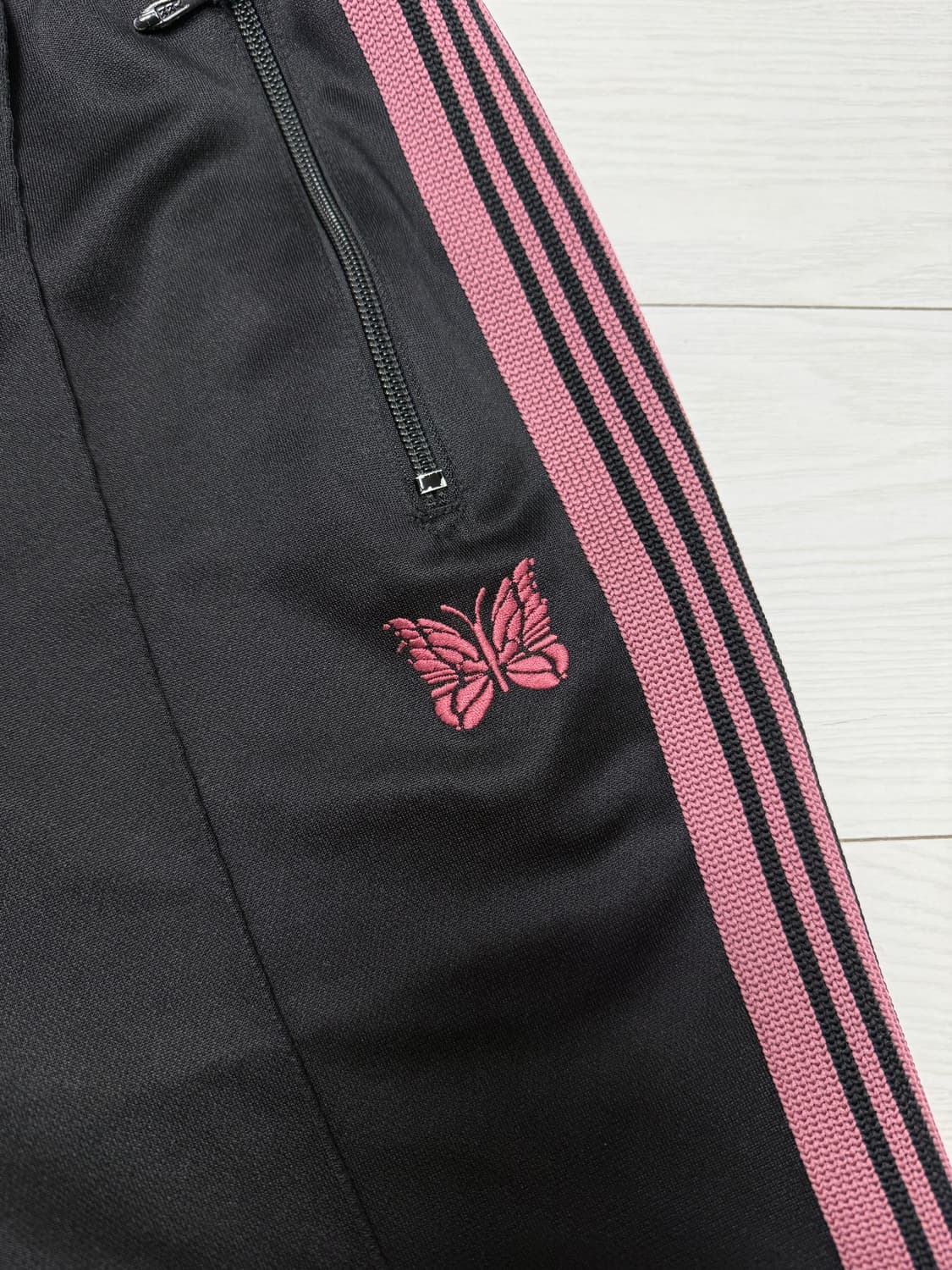 니들스 내로우 트랙팬츠 블랙 핑크 L 상품이미지4