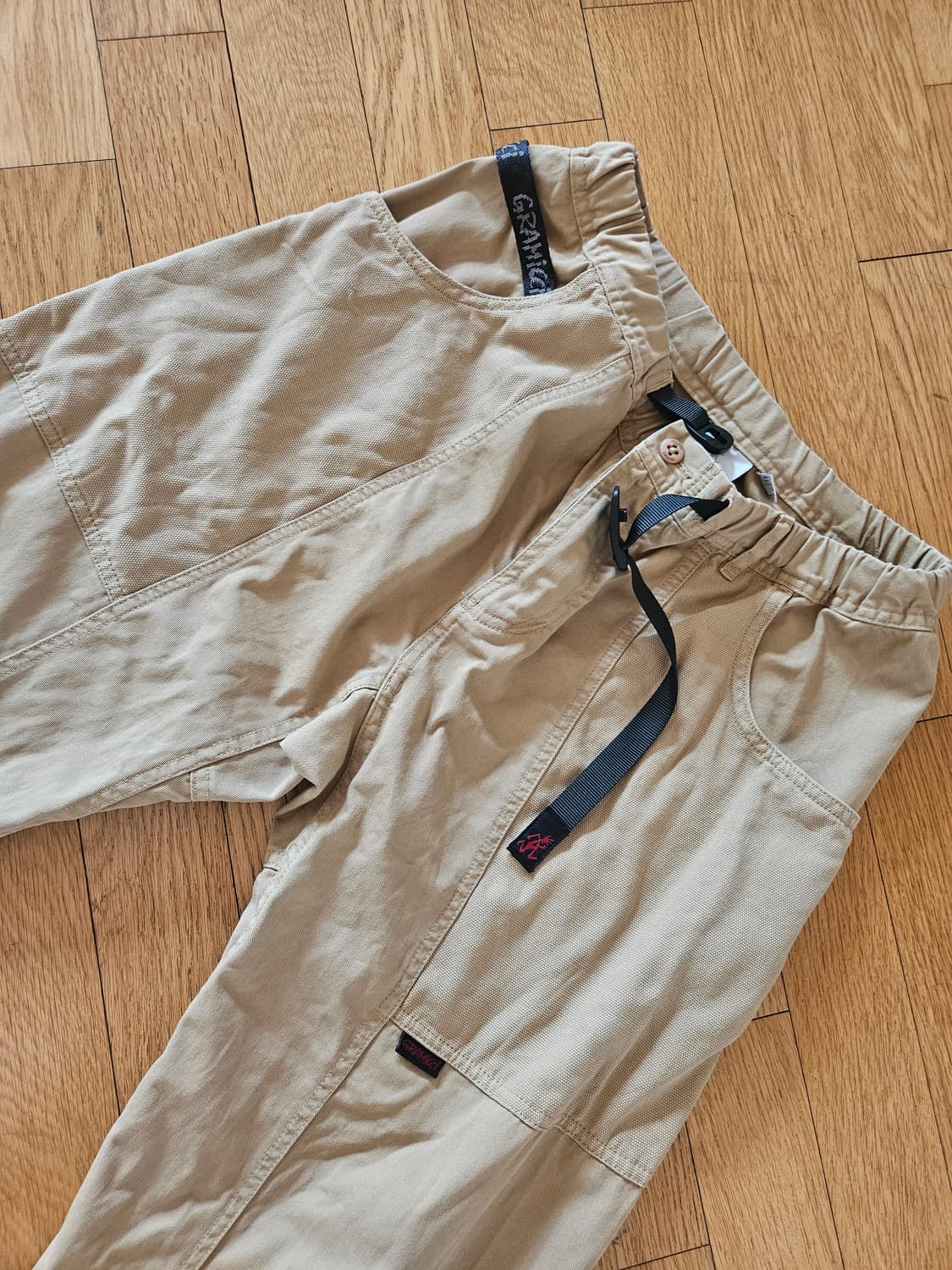 그라미치 치노 베이지 asia m 가젯팬츠 아메카지 클라이밍 등산 일상 상품이미지1