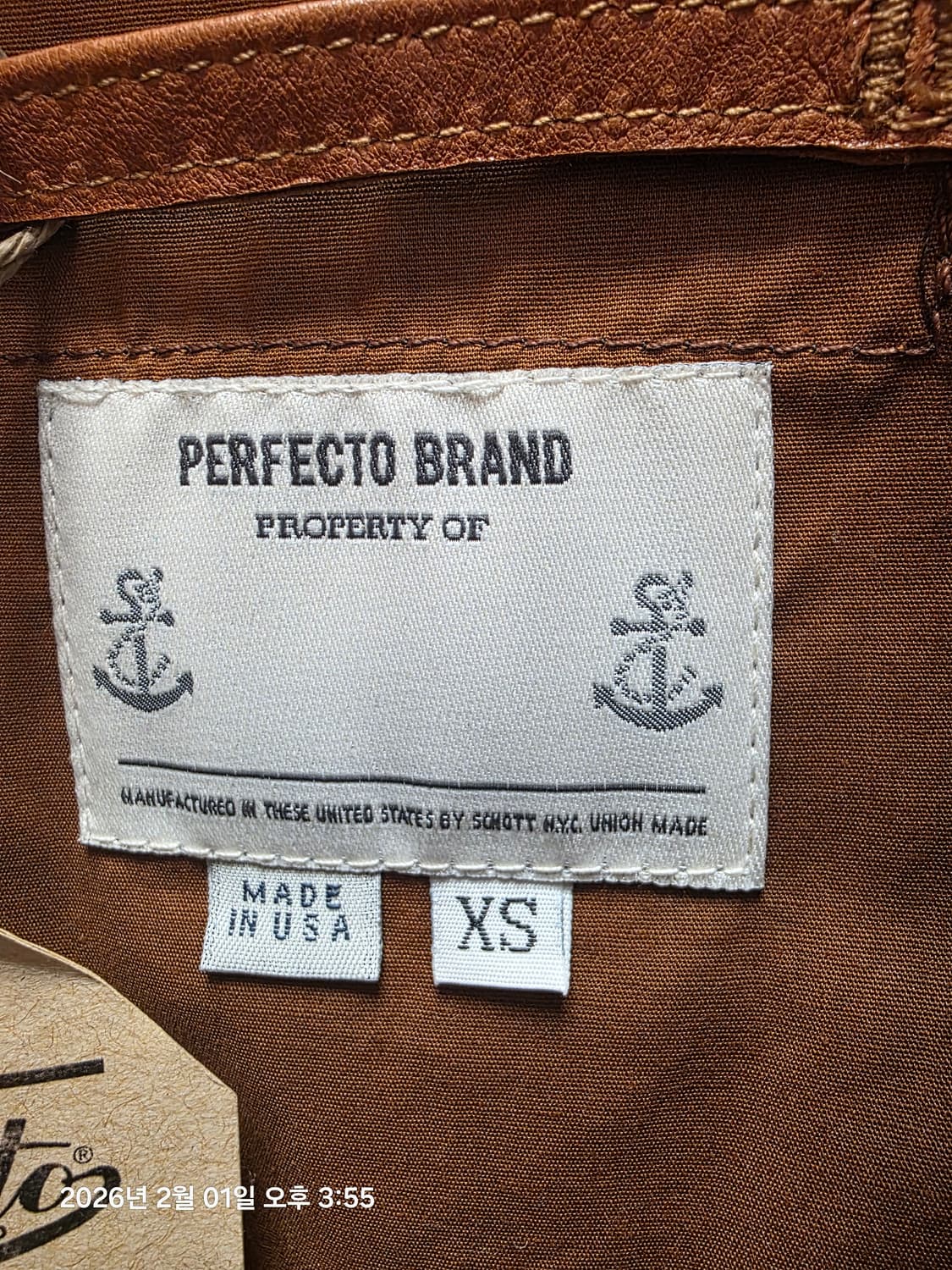 Schott 빈티지 워싱 가죽자켓 (95 ~97) 상품이미지10