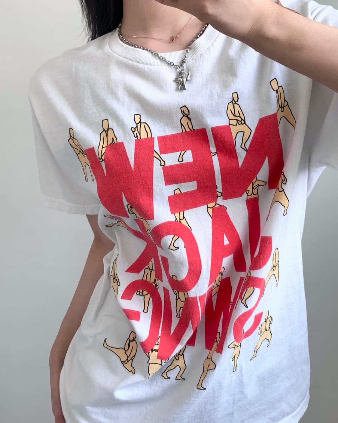 Stussy 스투시 화이트 뉴욕스윙 티셔츠 상품이미지1