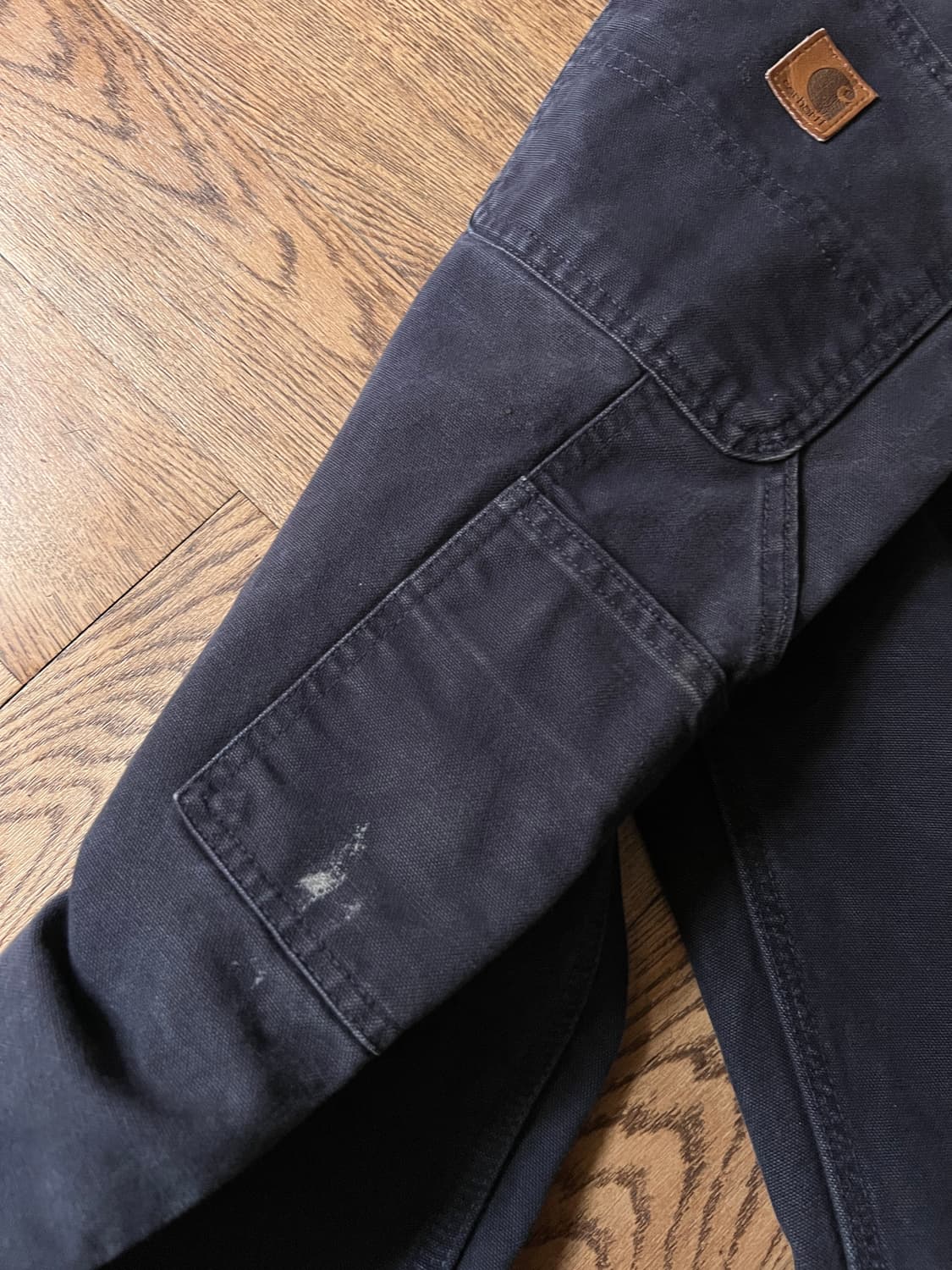 [34]칼하트 USA 빈티지 페인팅 미드나잇네이비 싱글니 카펜터 워크팬츠 상품이미지8