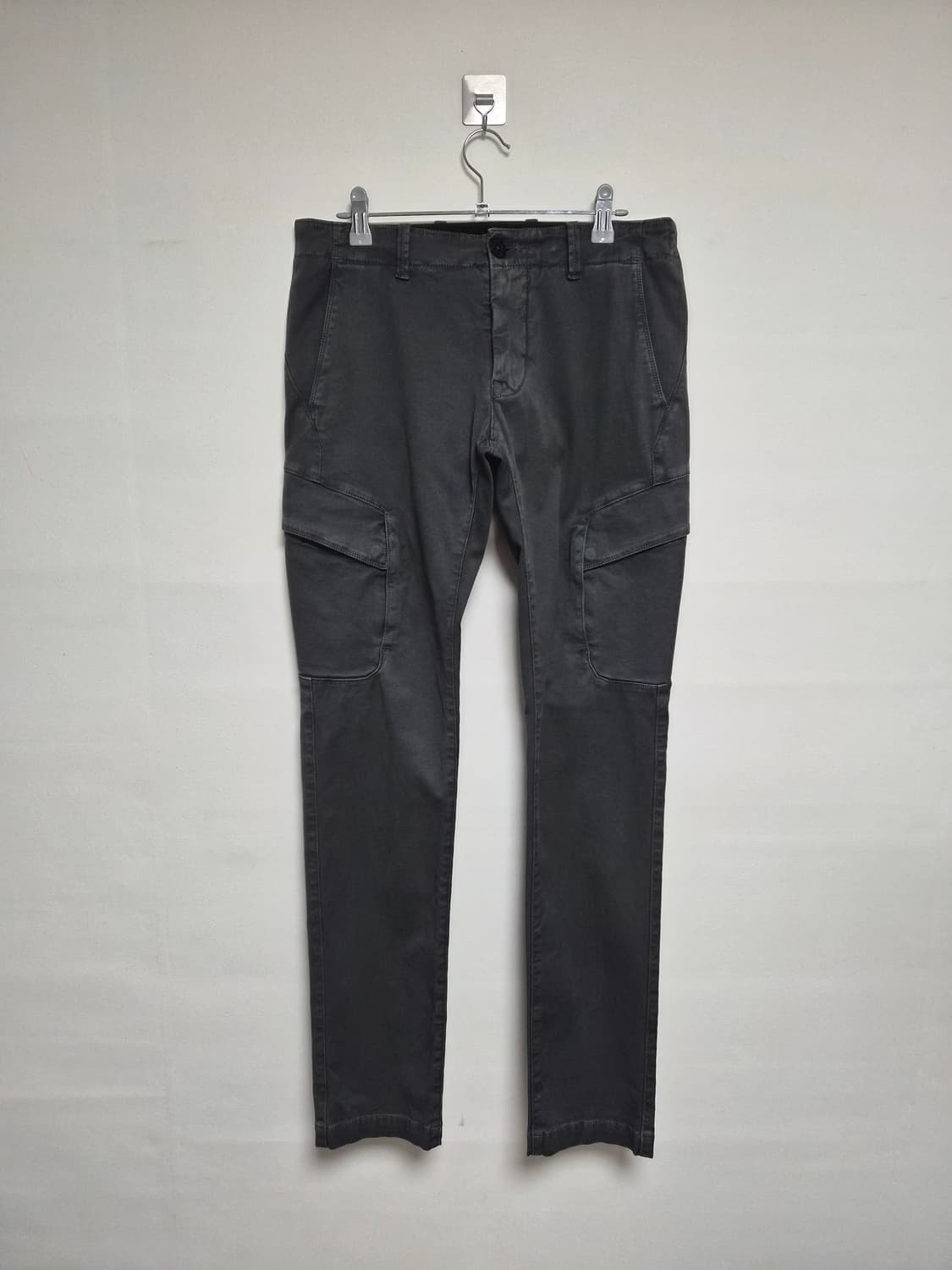 스톤아일랜드StoneIsland 사이드 포켓 블랙 코튼 팬츠 82 P-6 상품이미지1