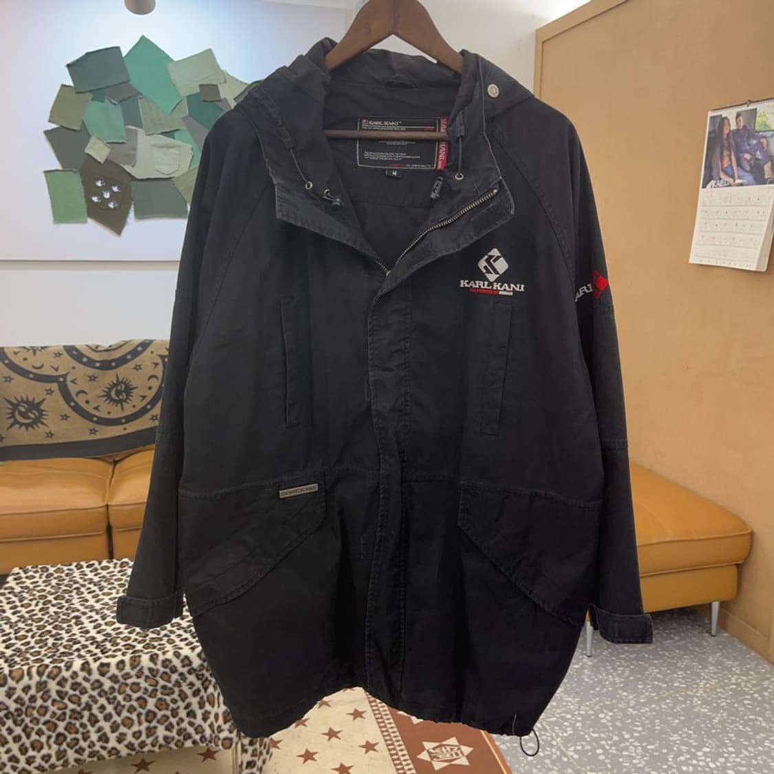 칼 카니 올드스쿨 레트로 빈티지 오버핏 야상 자켓 M C09627 상품이미지3