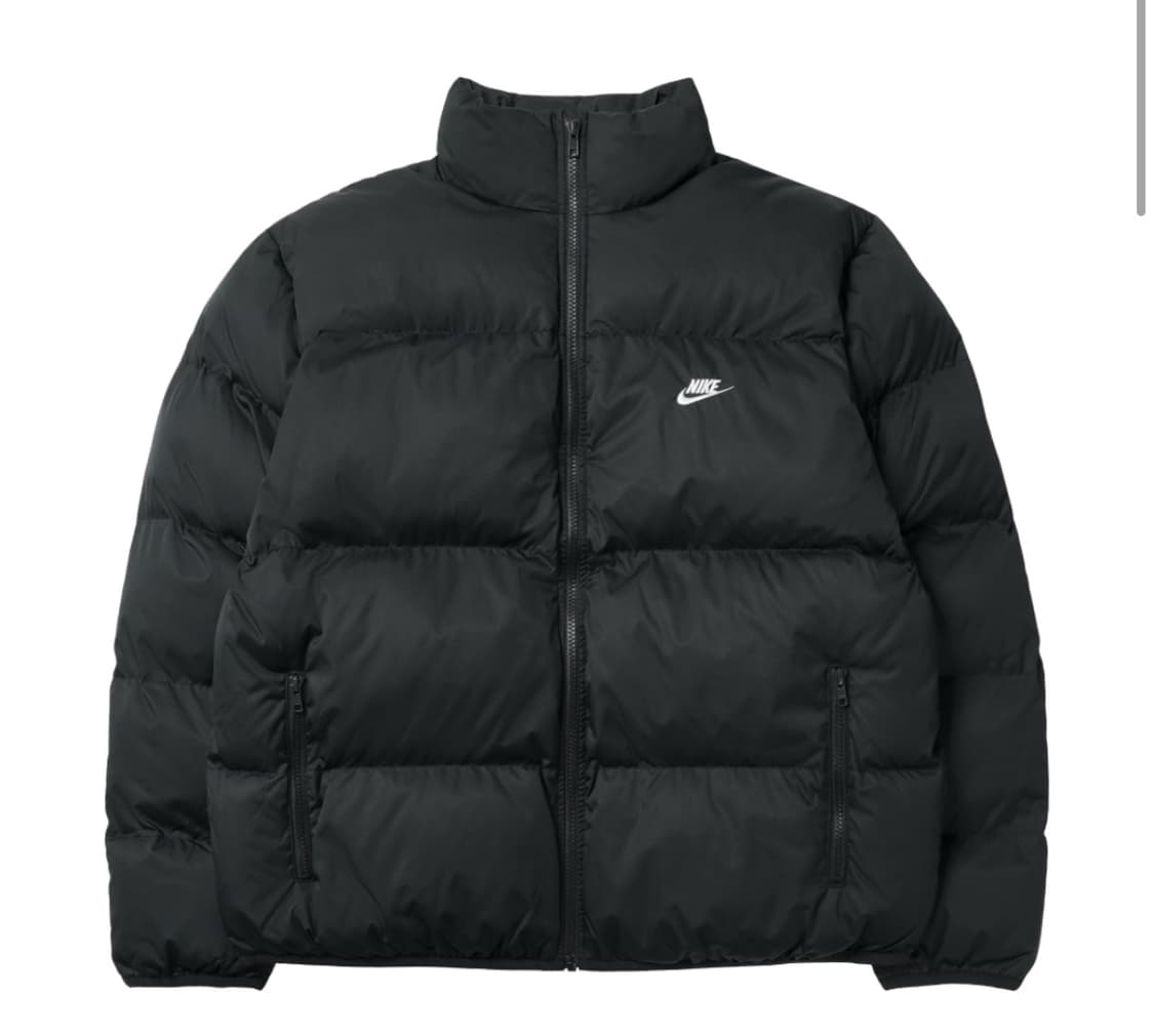 나이키 NSW 패딩 자켓 블랙 - 아시아 상품이미지1